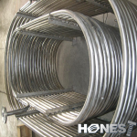 Titanium heat exchanger coils